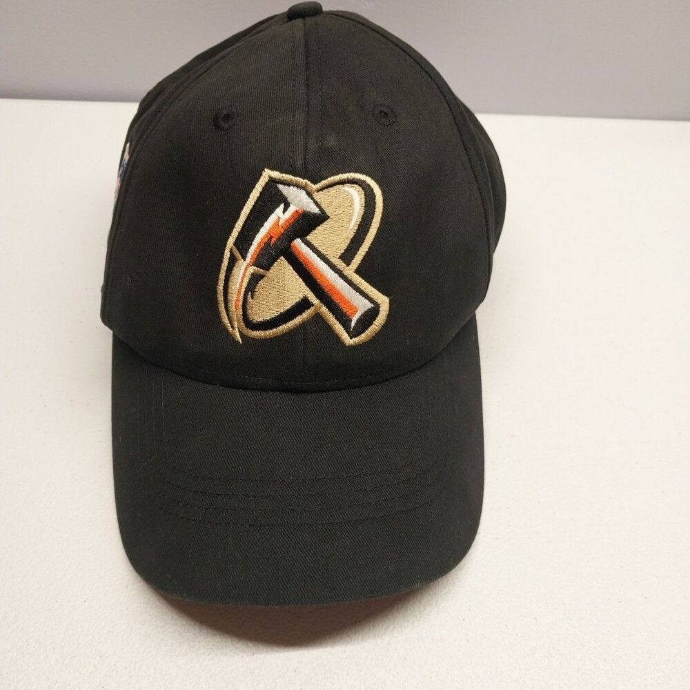Vintage Berlin Thunder NFL Europe Reebok Strapback Hat Black One Size
